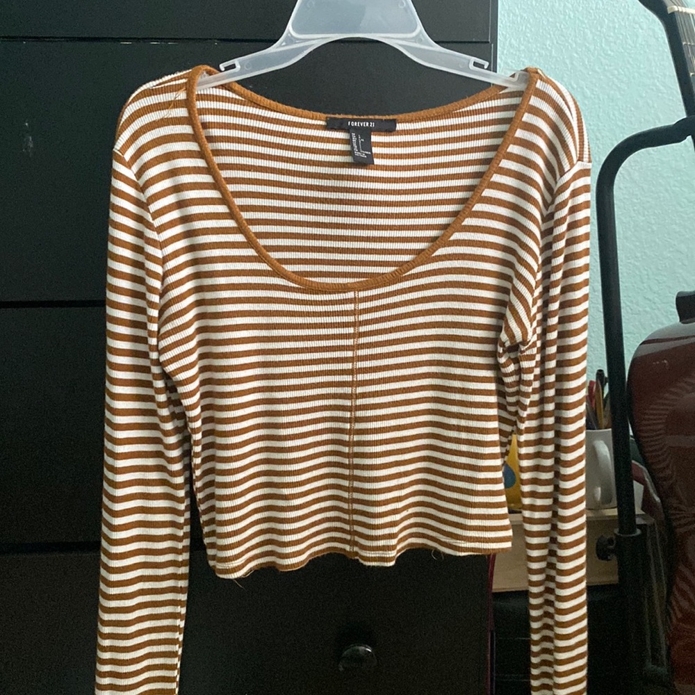 Forever 21 Striped Longsleeve Large